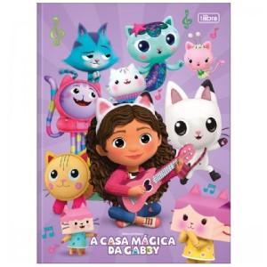 CADERNO BROCHURA CD UNIV A CASA MÁGICA DA GABBY 80 FLS TILIBRA
