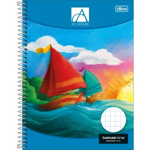 CADERNO ESP UNIV CD QUADRICULADO 1X1 ACADÉMIE 96 FLS TILIBRA