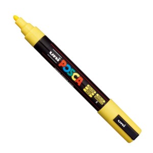 CANETA POSCA PC-5M AMARELO  UNI MITSUBISHI