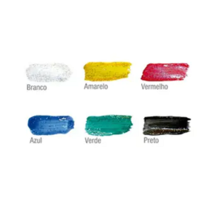 TEMPERA GUACHE FANTASIA GLITTER 6 CORES 15ML ACRILEX