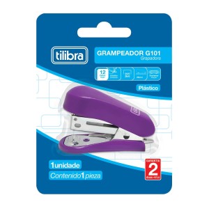 GRAMPEADOR 12 FOLHAS MINI C/ EXTRATOR G101 ROXO TILIBRA